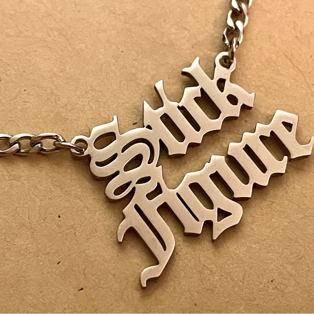 Stick Figure Necklace